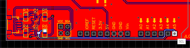 I2C Signals SCL sm