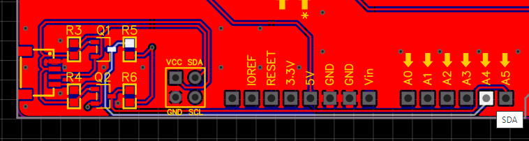 I2C Signals SDA sm