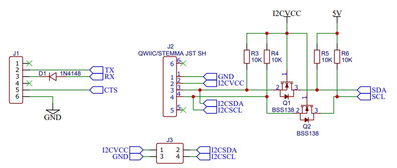 Schematic I2C Parts