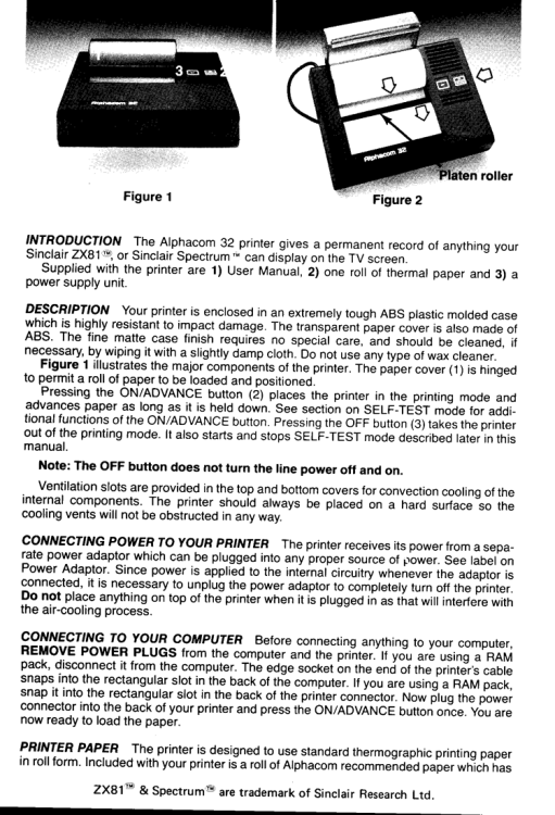 alphacom32 manual page2