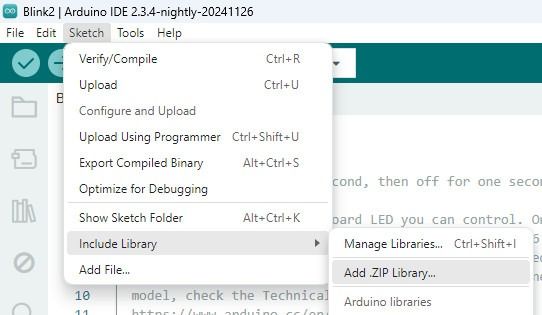 adding library from zip