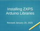 installing zxps arduino libraries title