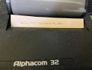 alphacom printout hello